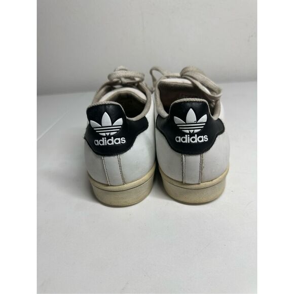 Adidas Original Superstar Hard Shell Toe White Black Gold Mens 9,5 - Picture 2 of 13